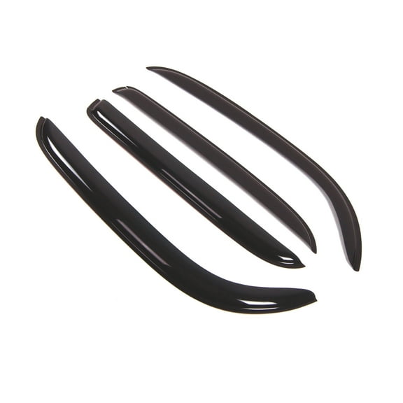 TuningPros Outside Mount Window Visor Deflector Smoke Tinted 4 Pcs Set For 2009-2015 Nissan Cube