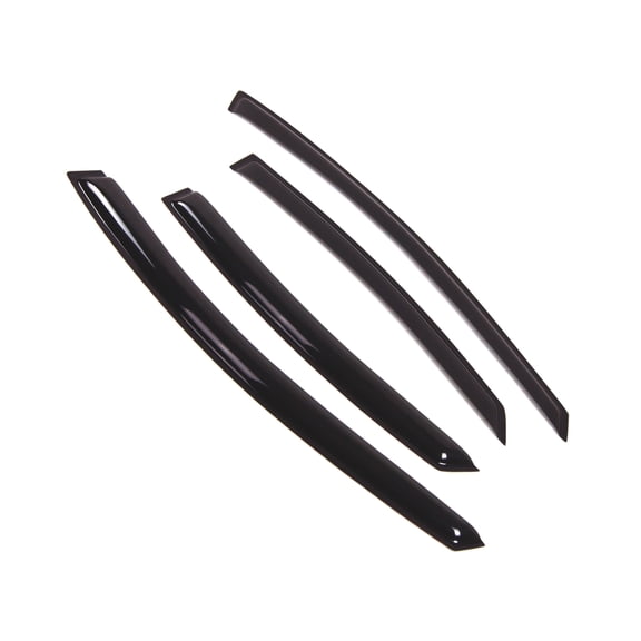 TuningPros Outside Mount Window Visor Deflector Smoke Tinted 4 Pcs Set For 2011-2014 Hyundai Sonata
