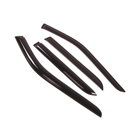 TuningPros Outside Mount Window Visor Deflector Smoke Tinted 4 Pcs Set For 2011-2016 Ford Explorer