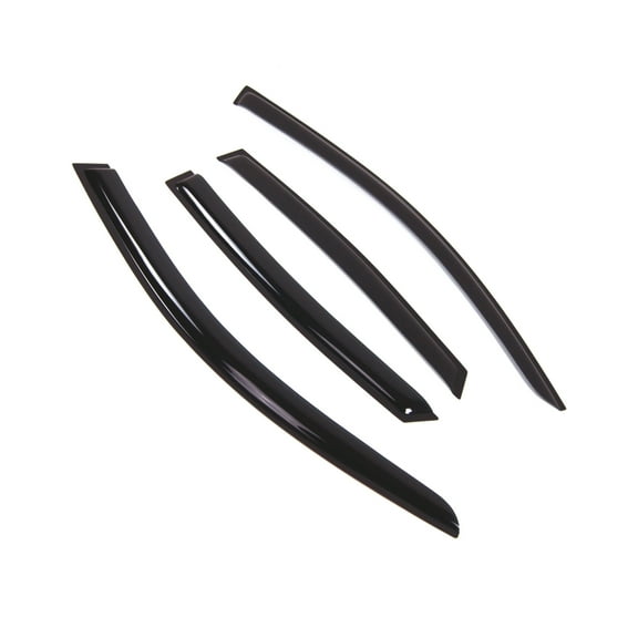 TuningPros Outside Mount Window Visor Deflector Smoke Tinted 4 Pcs Set For 2011-2016 Infiniti QX70 FX35 FX37