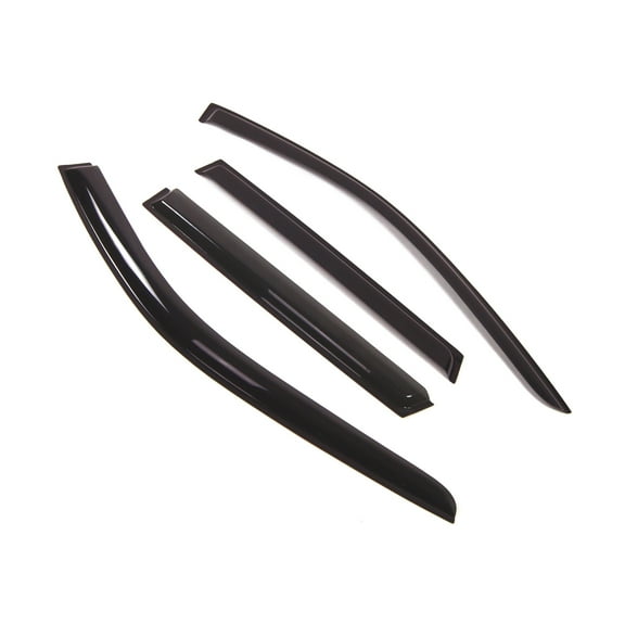 TuningPros Outside Mount Window Visor Deflector Smoke Tinted 4 Pcs Set For 2011-2016 Jeep Grand Cherokee