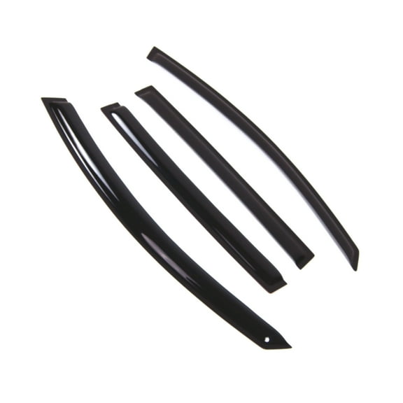 TuningPros Outside Mount Window Visor Deflector Smoke Tinted 4 Pcs Set For 2011-2016 Kia Sportage