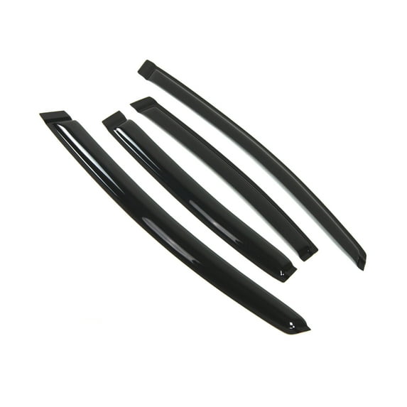 TuningPros Outside Mount Window Visor Deflector Smoke Tinted 4 Pcs Set For 2012-2015 Honda Civic Sedan