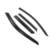 TuningPros Outside Mount Window Visor Deflector Smoke Tinted 4 Pcs Set For 2013-2015 Audi A3 Hatchback