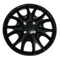 thumbnail image 1 of TuningPros WC-15-3533-B Set of 4  Matte Black Snap-On Hubcaps 15" - Hub Caps Wheel Skin Cover 15 Inches 4 Pcs Set, 1 of 4
