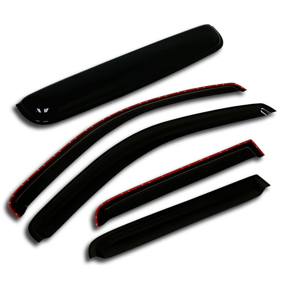 TuningPros WSV-156i-3 Window Visor and Sunroof For 2001-2005 Ford Explorer Sport Trac - In-Channel 5 Pcs Set