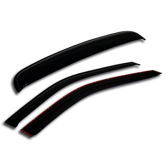 TuningPros WSV2-214 Outside Mount Window Visor Deflector and Sunroof 3 Pcs Set For 2003-2007 Honda Accord Coupe