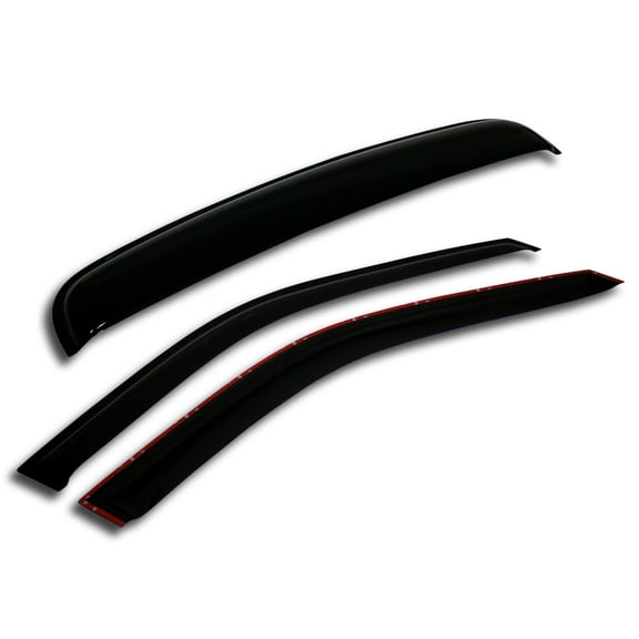 TuningPros WSV2-826 Outside Mount Window Visor Deflector and Sunroof 3 Pcs Set For 2003-2012 Mazda RX-8