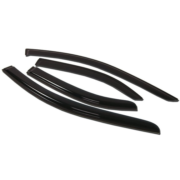 TuningPros WV-102 Window Visor For 2008-2014 Dodge Avenger - Outside Mount 4 Pcs Set