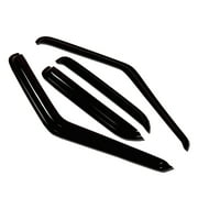 TuningPros WV-355 Window Visor For 2000-2003 Nissan Sentra - Outside Mount 4 Pcs Set