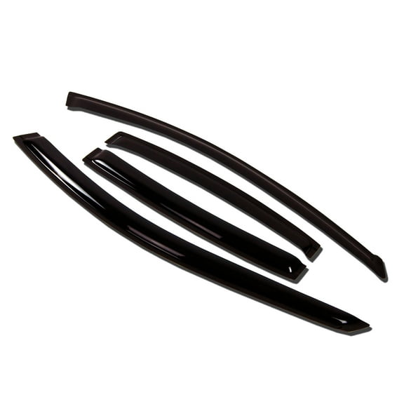 TuningPros WV-418 Window Visor For 2007-2011 Toyota Camry - Outside Mount 4 Pcs Set