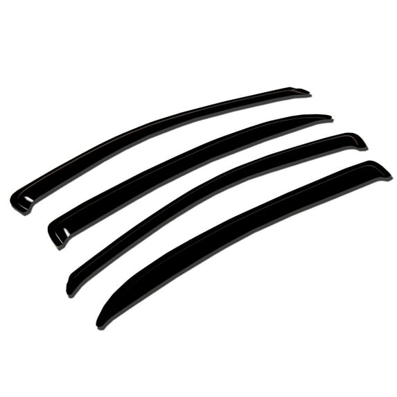 TuningPros WV-422RM Window Visor For 2009-2013 Toyota Corolla Sedan - Outside Mount 4 Pcs Set