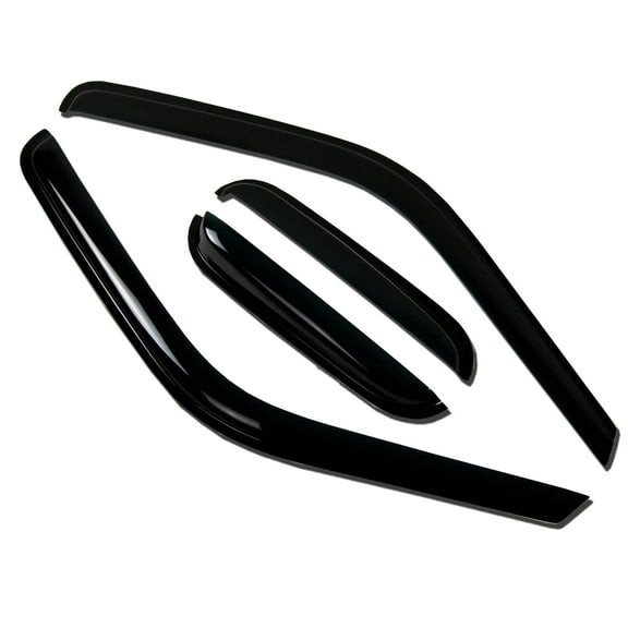 TuningPros WV-440 Window Visor For 2006-2012 Toyota RAV4 - Outside Mount 4 Pcs Set