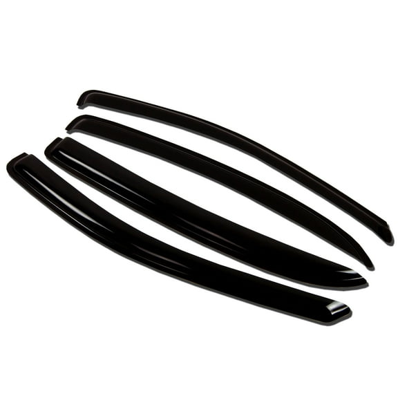 TuningPros WV-461 Window Visor For 2004-2006 Toyota Tundra Double Cab - Outside Mount 4 Pcs Set