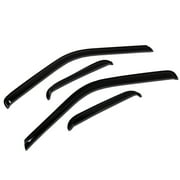 TuningPros WV-480 Window Visor For 2003-2010 Volkswagen Touareg - Outside Mount 4 Pcs Set