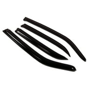 TuningPros WV-484-2 Window Visor For 2000-2006 Nissan Sentra - Outside Mount 4 Pcs Set