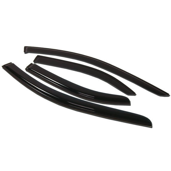 TuningPros WV-751-2 Window Visor For 2004-2006 Volvo S80 - Outside Mount 4 Pcs Set