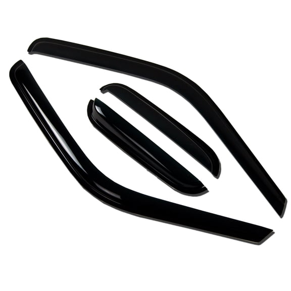 TuningPros WV-760 Window Visor For 2011-2016 Dodge Charger - Outside Mount 4 Pcs Set