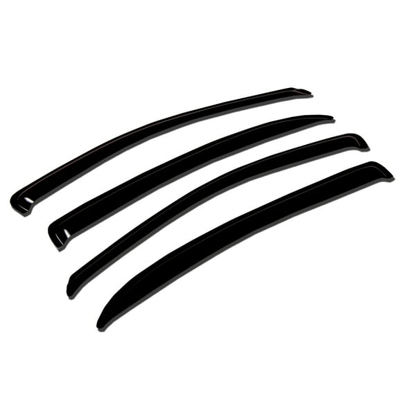 TuningPros WV-847B Window Visor For 2017-2018 Lexus GX460 - Outside Mount 4 Pcs Set