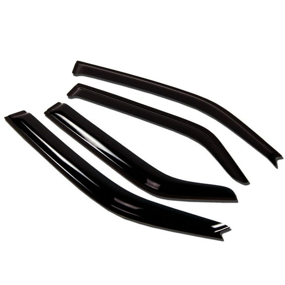TuningPros WV-851 Window Visor For 2005-2010 Toyota Yaris Hatchback - Outside Mount 4 Pcs Set