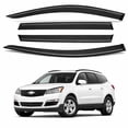 thumbnail image 1 of TuningPros WV2M-085 Outside Mount 2.0mm Window Visor Deflector 4 Pcs Set For 2009-2017 Chevrolet Traverse, 1 of 7