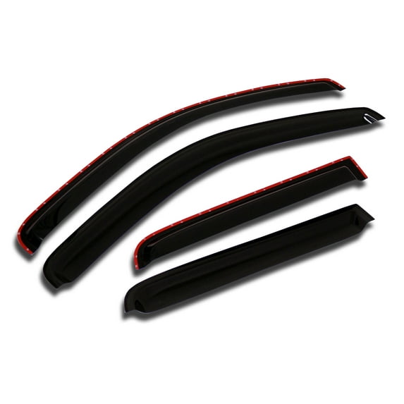 TuningPros WV2M-192i-2 In-Channel 2.0mm Window Visor Deflector 4 Pcs Set For 1999-2016 Ford F-350 SuperCrew