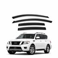 thumbnail image 1 of TuningPros WV2M-336 Outside Mount 2.0mm Window Visor Deflector 4 Pcs Set For 2004-2016 Nissan Armada, 1 of 7