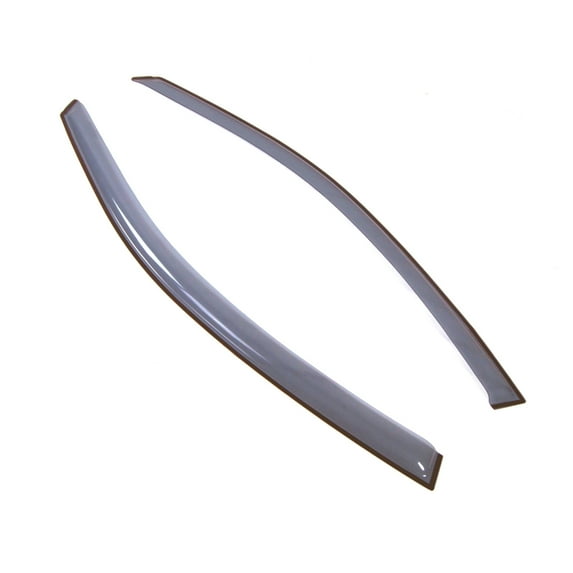 Tuningpros LGWV2-176 Window Visor Light Tinted 2 Pcs Set For 2000-2004 Ford Focus Hatchback