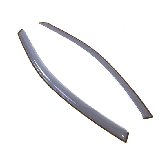 Tuningpros LGWV2-176RM Window Visor Light Tinted 2 Pcs Set For 2000-2007 Ford Focus Hatchback