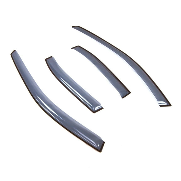 Tuningpros LGWV2-333 Window Visor Light Tinted 4 Pcs Set For 1998-2001 Nissan Altima Sedan