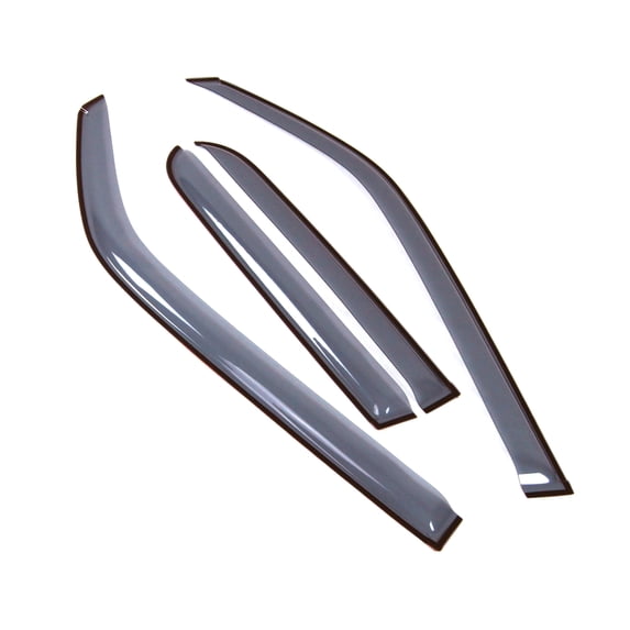 Tuningpros LGWV2-410 Window Visor Light Tinted 4 Pcs Set For 2010-2016 Toyota 4Runner