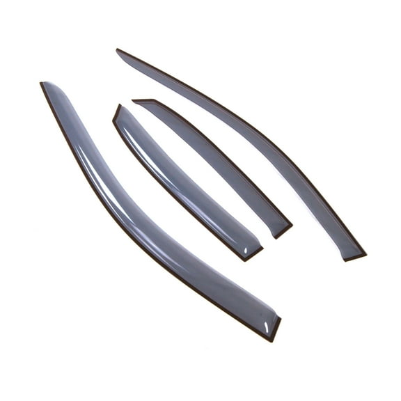 Tuningpros LGWV2-661 Window Visor Light Tinted 4 Pcs Set For 1996-2001 Audi A4