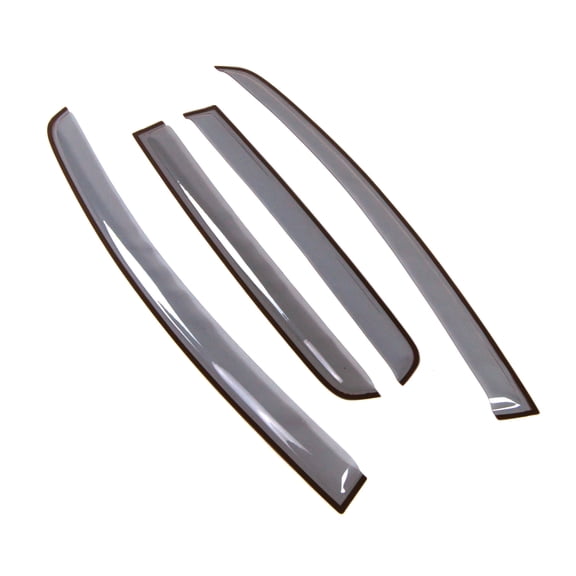 Tuningpros LGWV2-799 Window Visor Light Tinted 4 Pcs Set For 2015-2016 Honda Fit