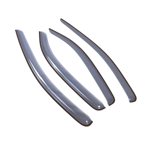 Tuningpros LWD2-687 Outside Mount Window Visor Deflector Rain Guard Light Grey 4 Pcs Set For 2011-2015 Chevrolet Cruze