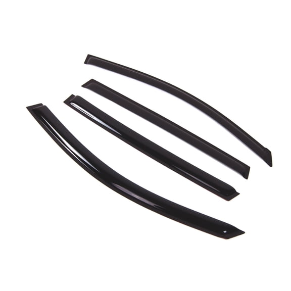 Tuningpros WD2-002 Outside Mount Window Visor Deflector Rain Guard Dark Smoke 4 Pcs Set For 2007-2013 Acura MDX