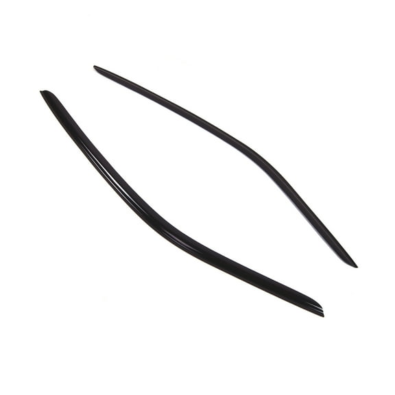 Tuningpros WD2-033 Outside Mount Window Visor Deflector Rain Guard Dark Smoke 2 Pcs Set For 2010-2016 Chevrolet Camaro