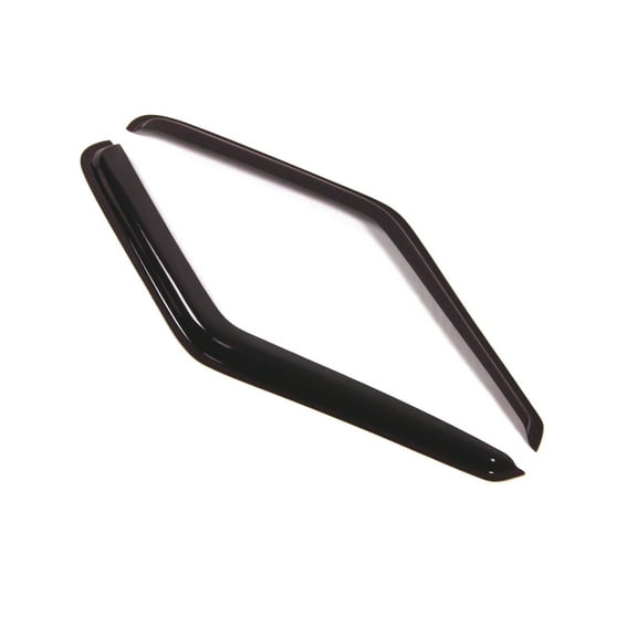 Tuningpros WD2-046 Outside Mount Window Visor Deflector Rain Guard Dark Smoke 2 Pcs Set For 1995-2007 Chevrolet S-10