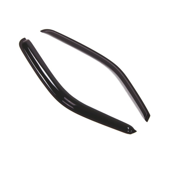 Tuningpros WD2-051 Outside Mount Window Visor Deflector Rain Guard Dark Smoke 2 Pcs Set For 1999-2006 Chevy Silverado 1500 REG