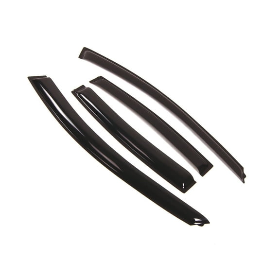 Tuningpros WD2-064 Outside Mount Window Visor Deflector Rain Guard Dark Smoke 4 Pcs Set For 2011-2016 Chevrolet Cruze