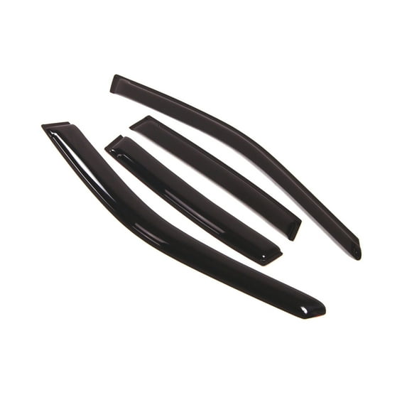 Tuningpros WD2-074 Outside Mount Window Visor Deflector Rain Guard Dark Smoke 4 Pcs Set For 1995-2000 Chevrolet Lumina