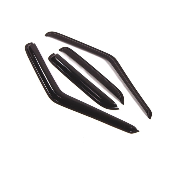Tuningpros WD2-081 Outside Mount Window Visor Deflector Rain Guard Dark Smoke 2 Pcs Set For 1995-2005 Chevrolet Blazer