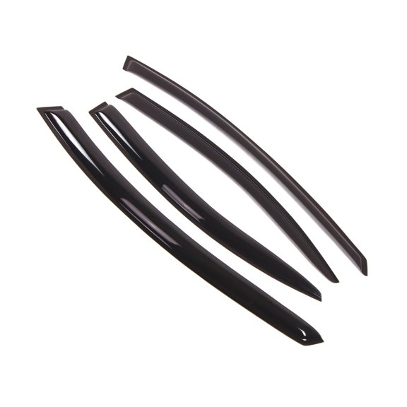 Tuningpros WD2-089 Outside Mount Window Visor Deflector Rain Guard Dark Smoke 4 Pcs Set For 1998-2004 Chrysler Concorde