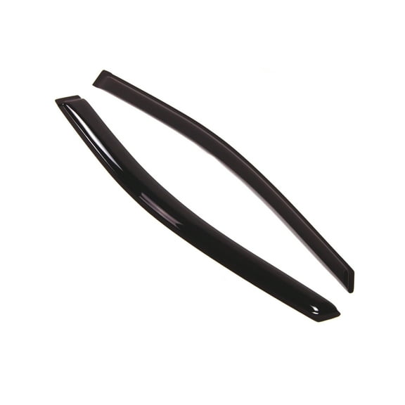 Tuningpros WD2-107 Outside Mount Window Visor Deflector Rain Guard Dark Smoke 2 Pcs Set For 2008-2016 Chrysler Town & Country