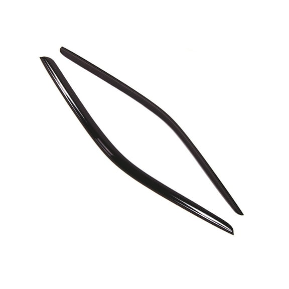 Tuningpros WD2-108 Outside Mount Window Visor Deflector Rain Guard Dark Smoke 2 Pcs Set For 2008-2016 Dodge Challenger
