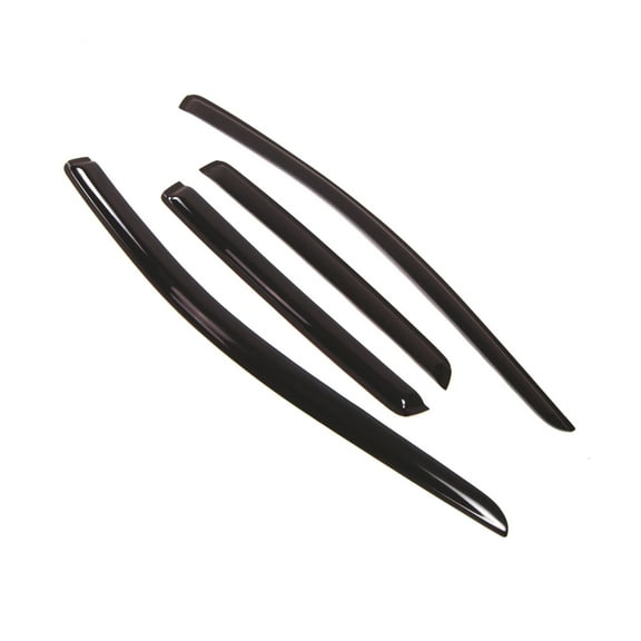 Tuningpros WD2-146 Outside Mount Window Visor Deflector Rain Guard Dark Smoke 4 Pcs Set For 2007-2014 Ford Edge