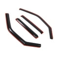 thumbnail image 1 of Tuningpros WD2-154i In-Channel Window Visor Deflector Rain Guard Dark Smoke 4 Pcs Set For 1997-2017 Ford Expedition, 1 of 5