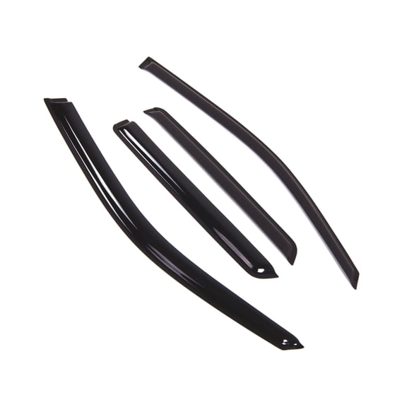 Tuningpros WD2-203 Outside Mount Window Visor Deflector Rain Guard Dark Smoke 4 Pcs Set For 2004-2007 Buick Rainier