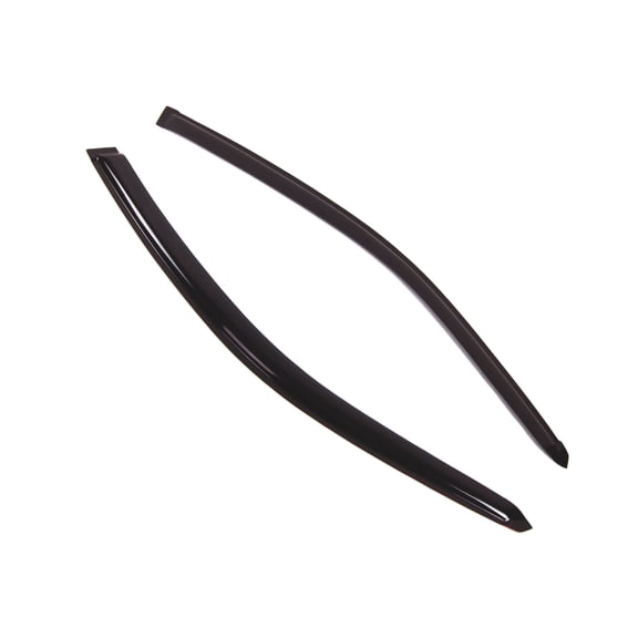 Tuningpros WD2-220 Outside Mount Window Visor Deflector Rain Guard Dark Smoke 2 Pcs Set For 2001-2005 Honda Civic Coupe