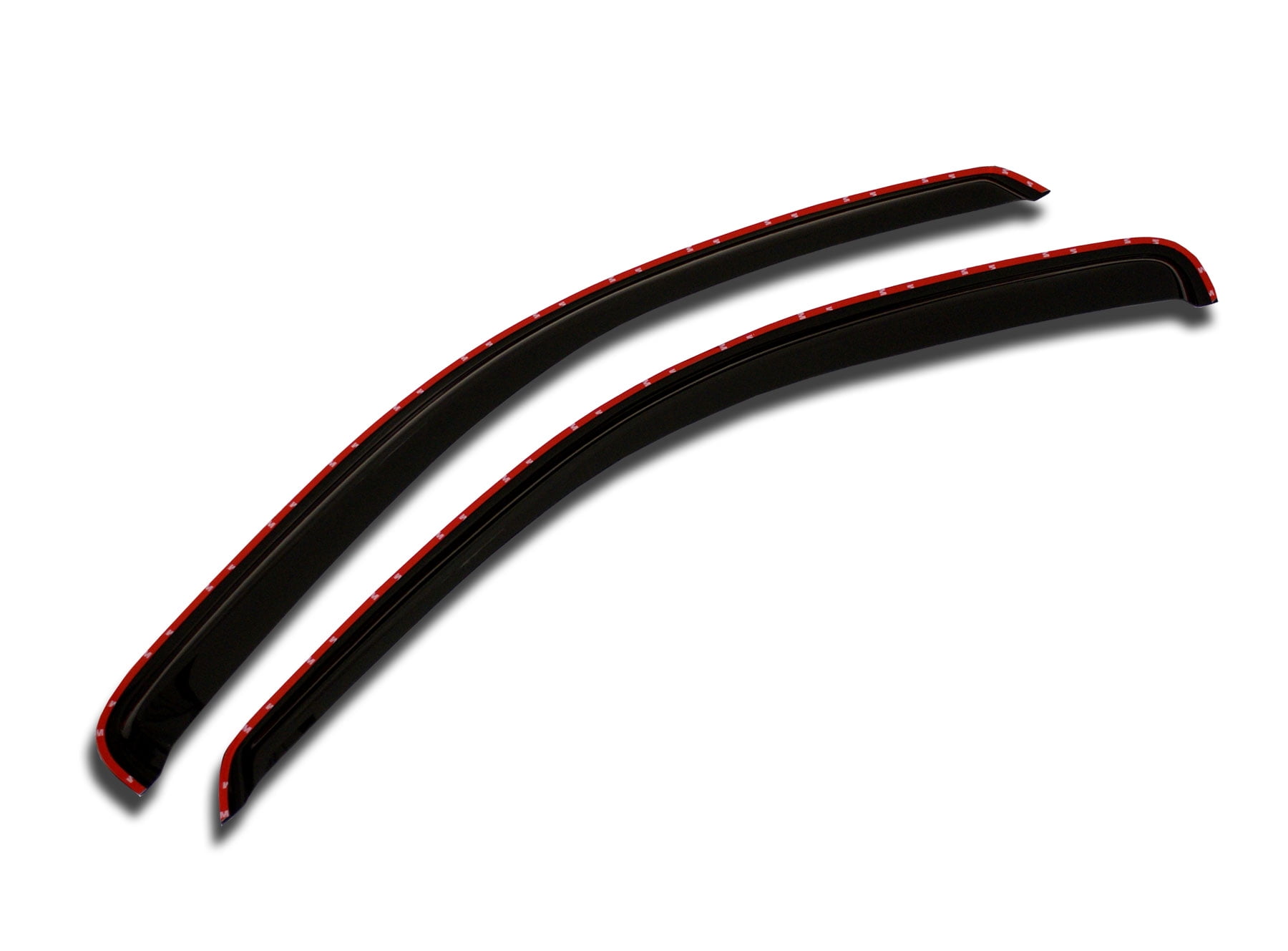 Tuningpros WD2-223i In-Channel Window Visor Deflector Rain Guard Dark Smoke 2 Pcs Set For 2006-2011 Honda Civic Coupe