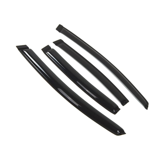 Tuningpros WD2-226 Outside Mount Window Visor Deflector Rain Guard Dark Smoke 4 Pcs Set For 2012-2015 Honda Civic Sedan